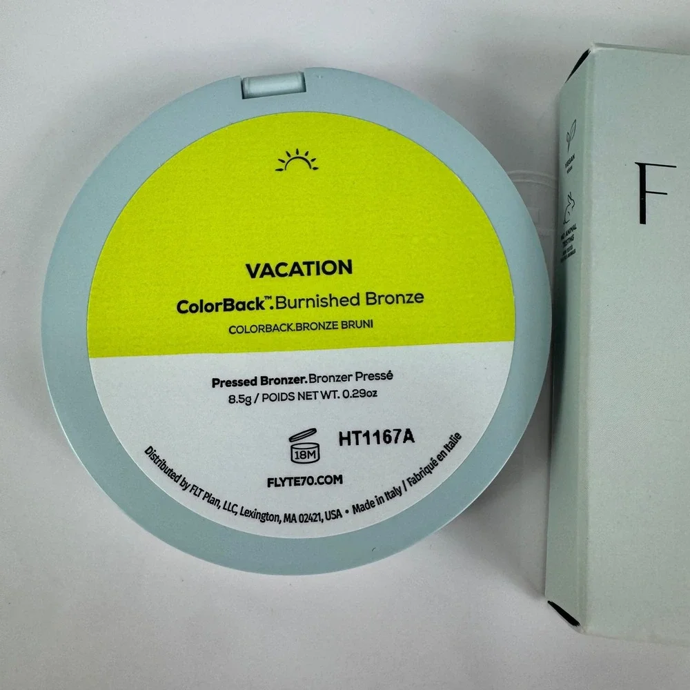 FLYTE.70 ColorBack Burnished Bronze Vacation Pressed Bronzer NIB
